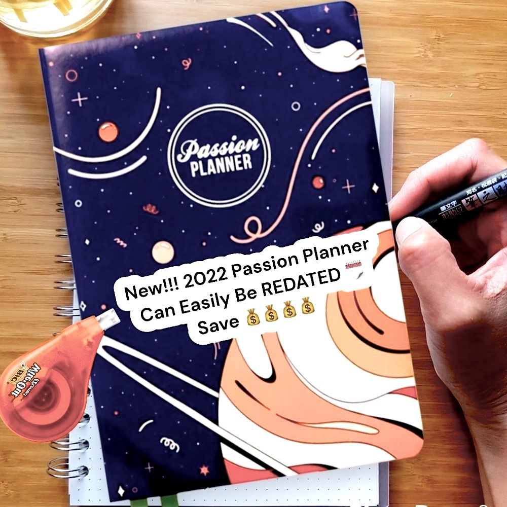 2022 Passion Planner Weekly Dated